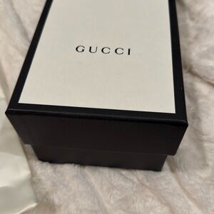 Gucci shoe box w dust bags  fits flat sandals